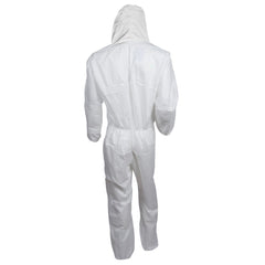 Kleenguard 49114 A20 Breathable Particle Protection Hooded Coveralls XL White 24/Case
