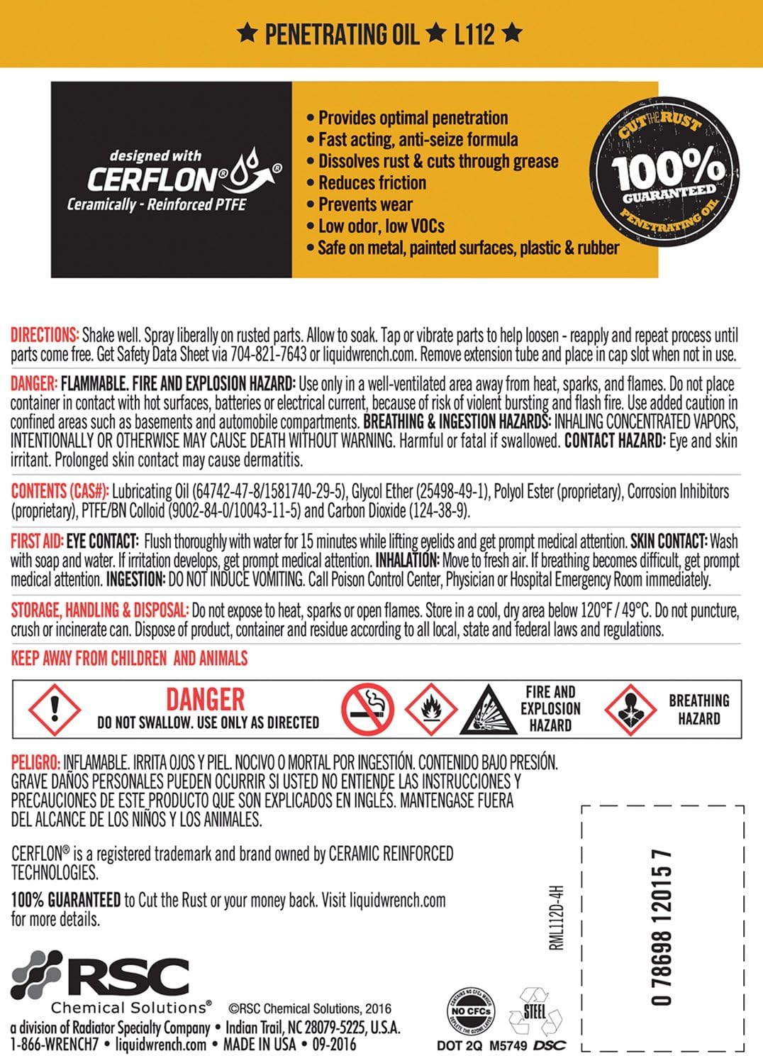 LIQUID WRENCH Liquid Wrench L112 Super Penetrant Spray - 11 oz Gray