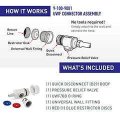 ZODIAC Polaris 9-100-9001 Uwf Connector Assembly Replacement for Vac-Sweep 280, 380, 3900