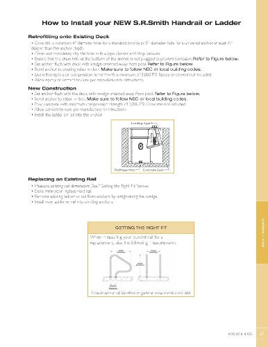 SR SMITH S.R. Smith VLLS-103E-VW Sealed Steel Ladder White 3-Step In-Ground Pool