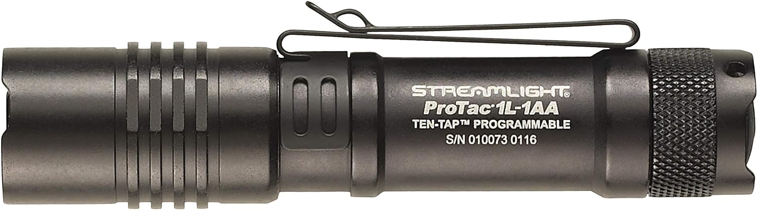 STREAMLIGHT Streamlight 88061 ProTac 1L-1AA 350-Lumen Dual Fuel Tactical Flashlight
