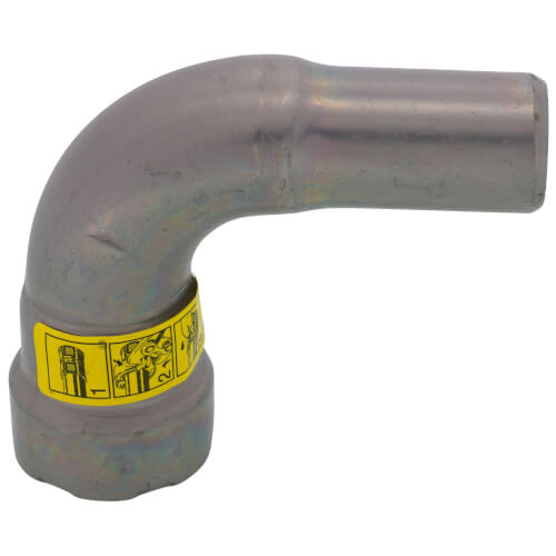 VIEGA Viega 26051 MegaPressG 6616.1 Street Elbow 90 1/2 inch x 1/2 inch Press x FTG Zinc-Nickel Coated Carbon Steel