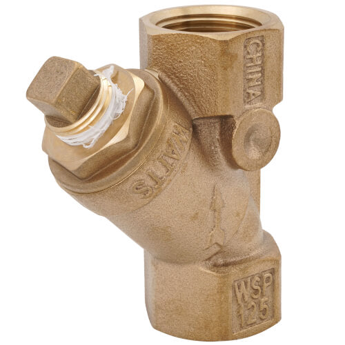 WATTS Watts 0379113 LF777SI 1 in. Fnpt 20 Mesh Stainless Steel Screen Lead Free Brass Y-Strainer