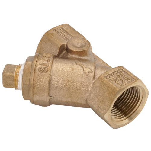WATTS Watts 0379113 LF777SI 1 in. Fnpt 20 Mesh Stainless Steel Screen Lead Free Brass Y-Strainer