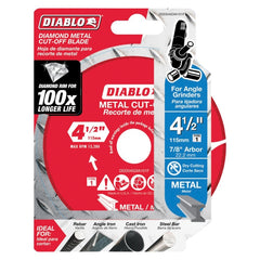 DIABLO Diablo DDD045DIA101F 4-1/2 in Diamond Metal Cut Off Blade