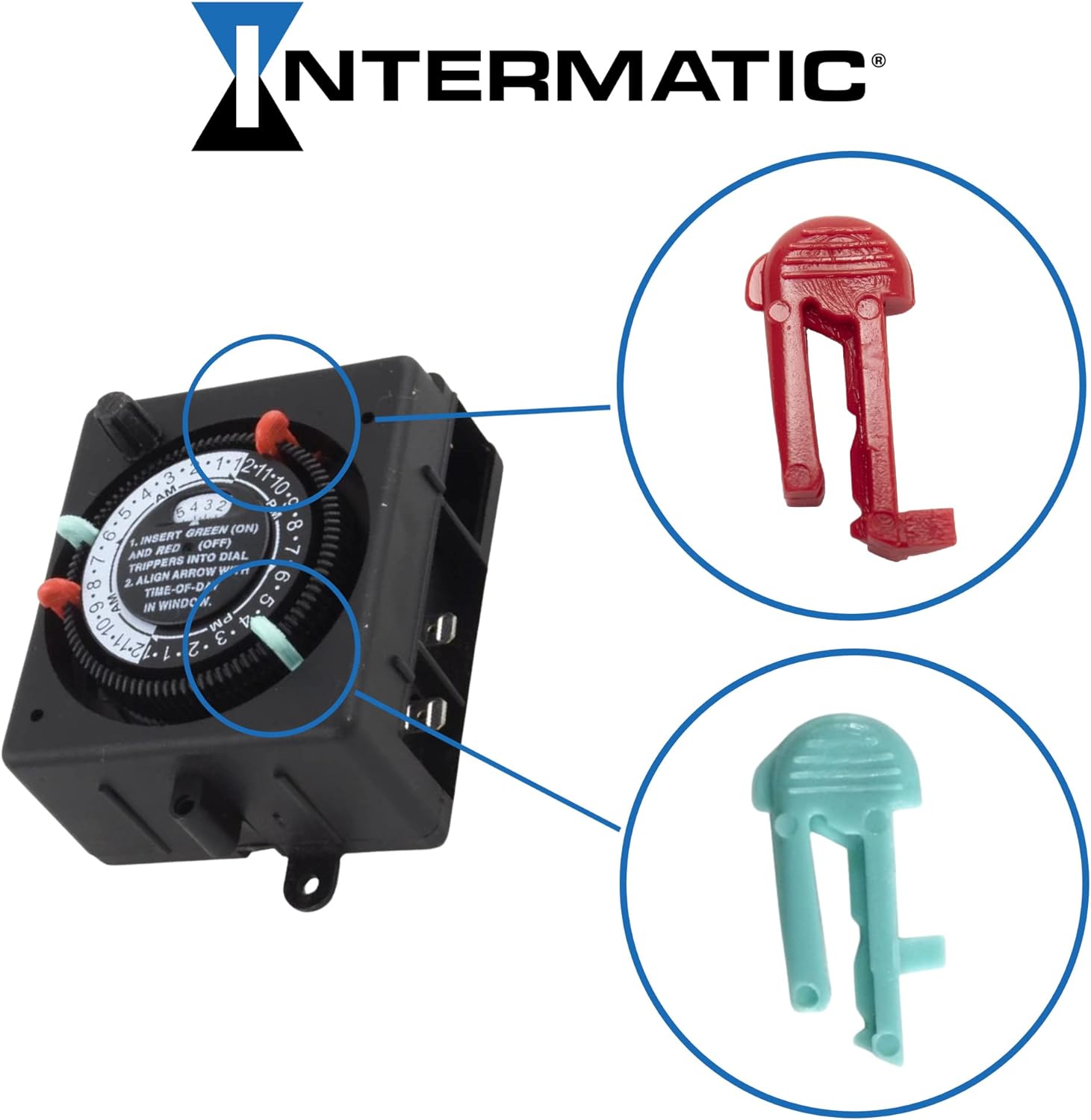 INTERMATIC Intermatic 156PB10398A Cycle Timer ON/OFF Trippers for PB and PF1100 Series