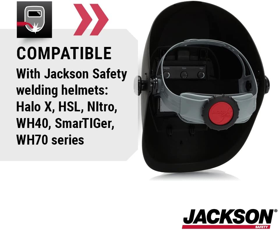 JACKSON SAFETY Jackson Safety 20696 Welding Helmet Replacement Headgear Adjustable Black Gray