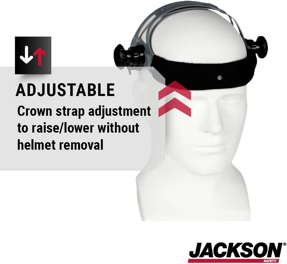 JACKSON SAFETY Jackson Safety 20696 Welding Helmet Replacement Headgear Adjustable Black Gray