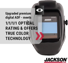 JACKSON SAFETY Jackson Safety 46131 Insight Digital Variable ADF Welding Helmet SH10 Black 3.93 in W 2.36 in L