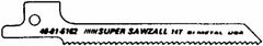MILWAUKEE Milwaukee 48-00-5163 Saw Blade Sawzall Bi Metal 18Tpi 3 5/8In 5/Pk