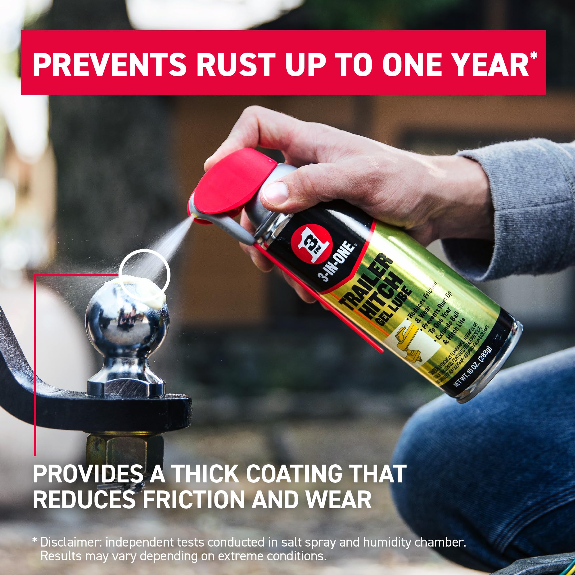 3-IN-ONE 3-IN-ONE 120107 Trailer Hitch Gel Lube 10 oz Aerosol Can