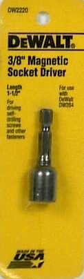 DEWALT Dewalt DW2220 3/8 x 1-7/8 Magnetic Socket Driver