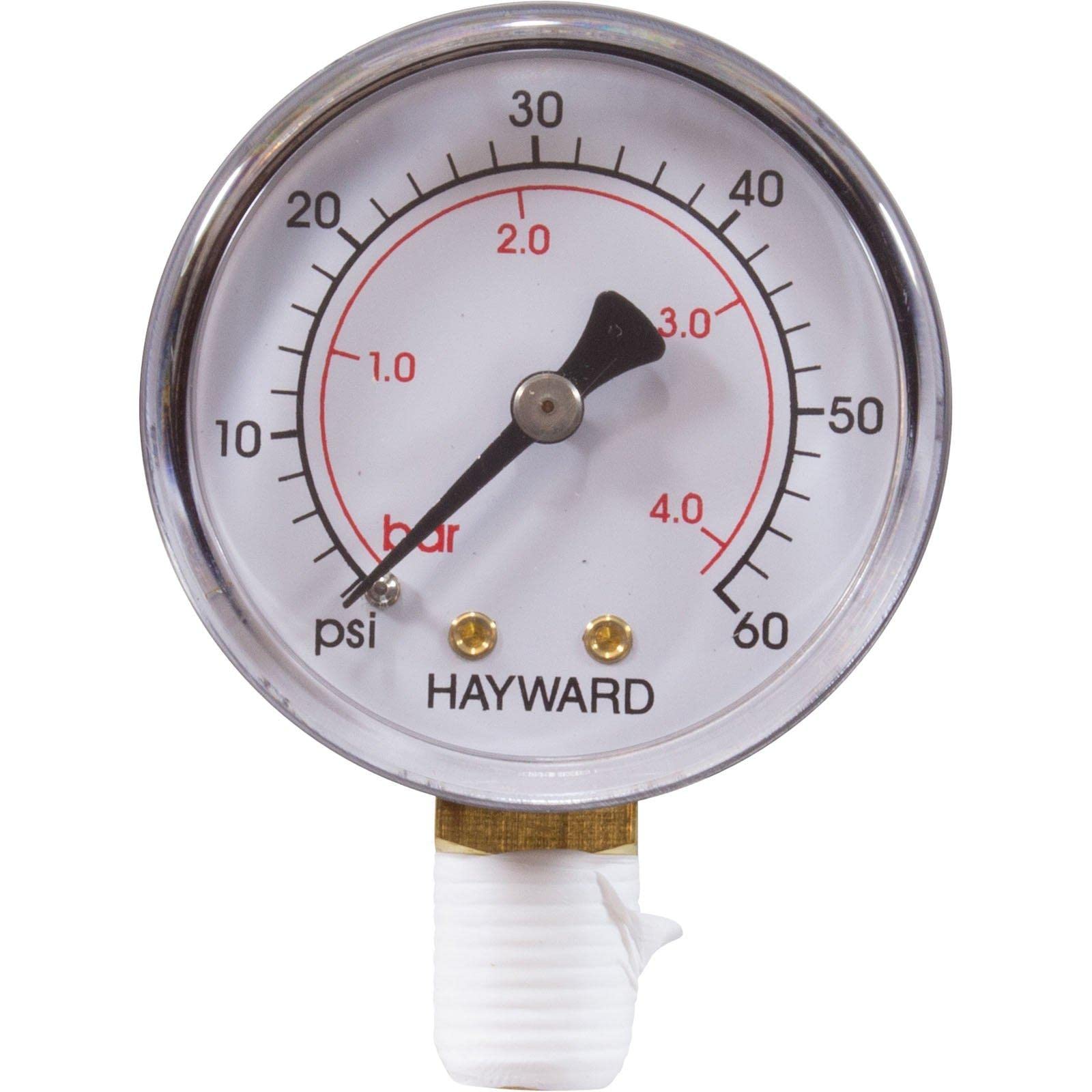 HAYWARD Hayward HCXFPGB1000 Pressure Gauge 1/4IN BTM MT