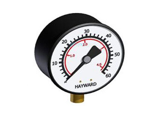 HAYWARD Hayward HCXFPGB1000 Pressure Gauge 1/4IN BTM MT