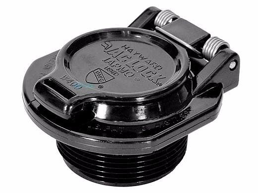 HAYWARD Hayward W400BBKP Black Free Rotation Vacuum Lock Safety Wall Fitting Replacement for Hayward Navigator Pool Cleaners