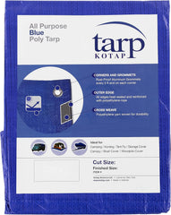 KOTAP Kotap TRA2040 Waterproof Tarp 5-Mil Poly 20x40 Feet Blue