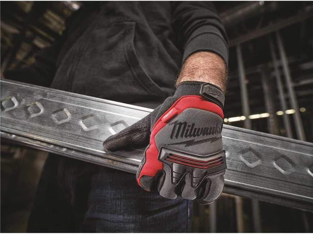 MILWAUKEE Milwaukee 48-22-8732 Demolition Gloves Large Black/Red