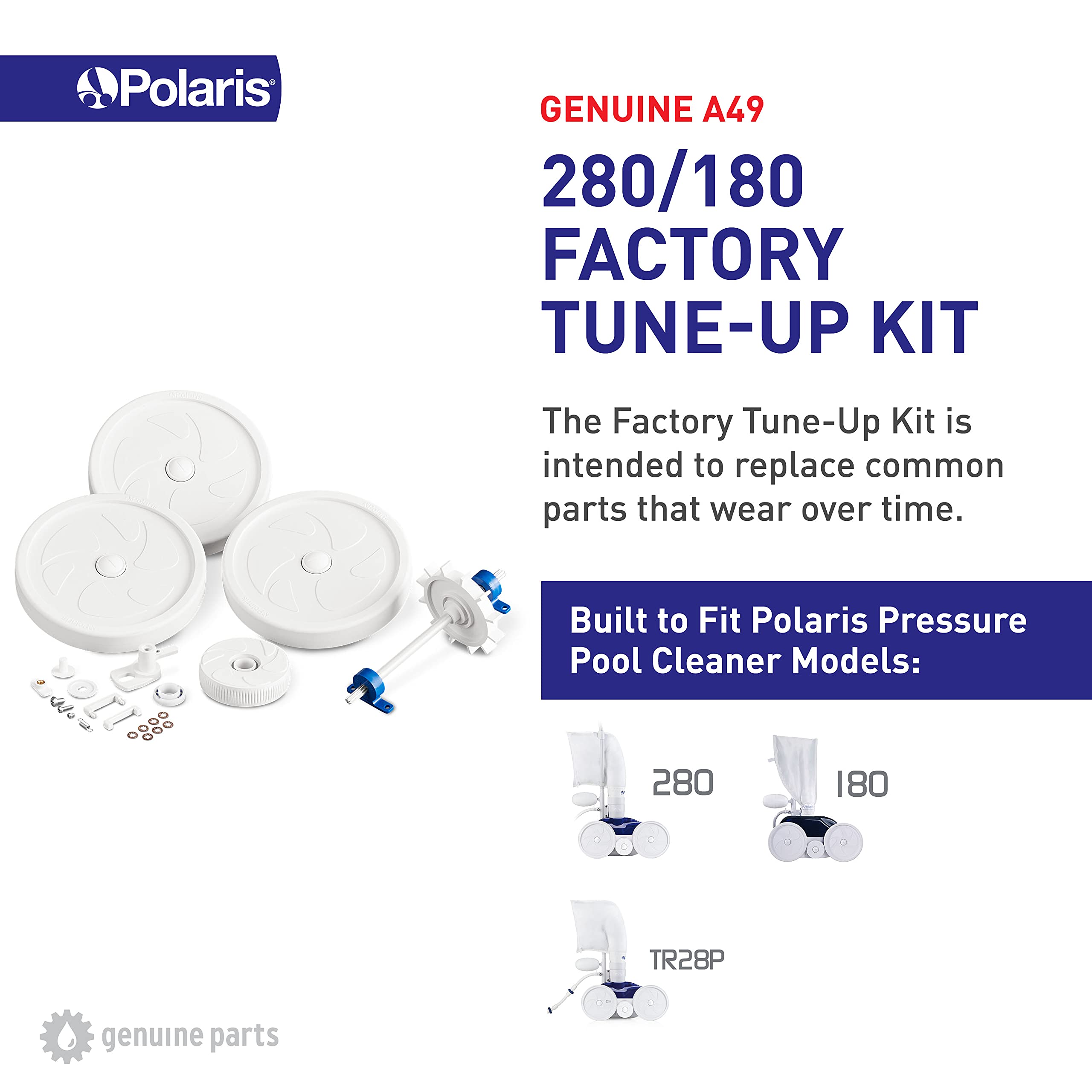 ZODIAC Polaris A49 Vac-Sweep 280/180 Factory Tune-Up Kit