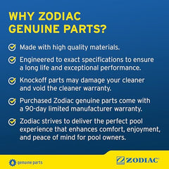 ZODIAC Zodiac R0527700 Twist Lock Hose 1 Meter Replacement Kit Blue/Gray