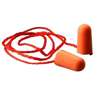 3M 3M 7100099848 Corded Plastic Disposable Ear Plugs (Box of 100) in Orange
