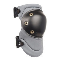 Alta 50902 AltaSAFETY AltaPRO Fire Retardant Knee Protector Pad, AltaLOK Fastening, Hard Cap, Round, Black