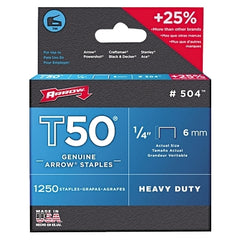 Arrow Fastener 50424 T50 Staples (3-Pack)
