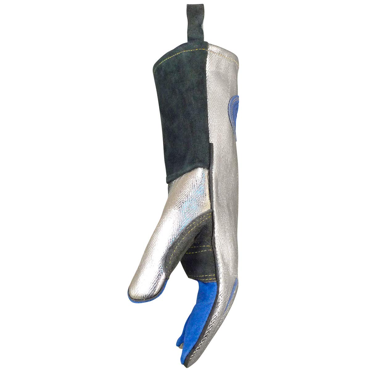 CAIMAN Caiman 1524 Premium Split Cowhide MIG/Stick Welding Gloves, Aluminized Rayon Back, Wool Lining