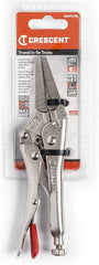 Crescent C6NVN-08 6 Inch Long Nose Locking Pliers with Wire Cutter
