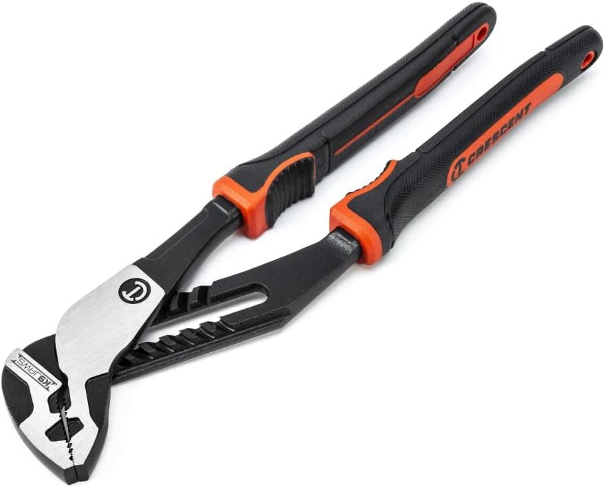 CRESCENT Crescent RTZ210CG Plier 10 Inch Straight Jaw T&G Cushion Grip