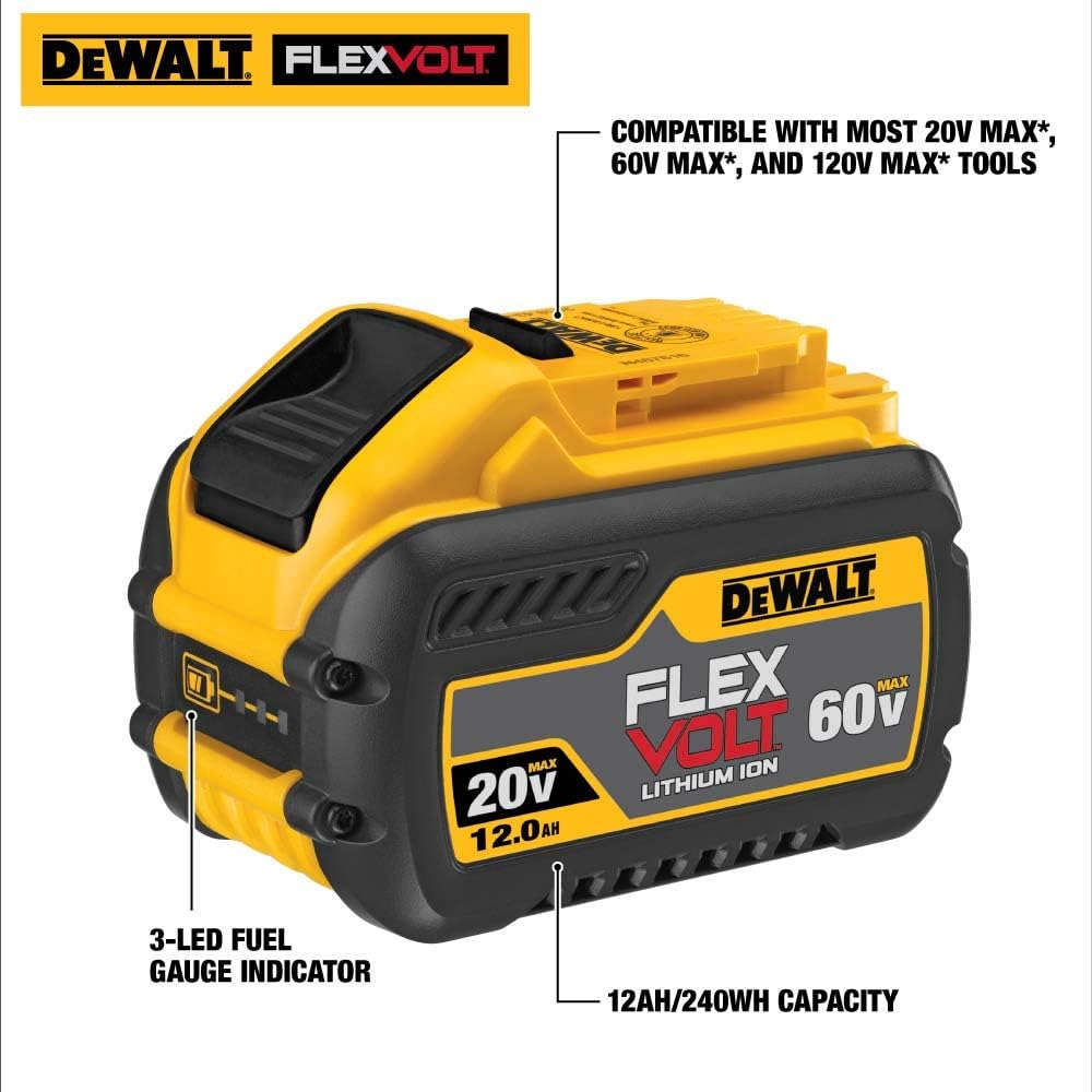 DEWALT Dewalt DCB612 Flexvolt 20V/60V Max Battery 12.0 Ah
