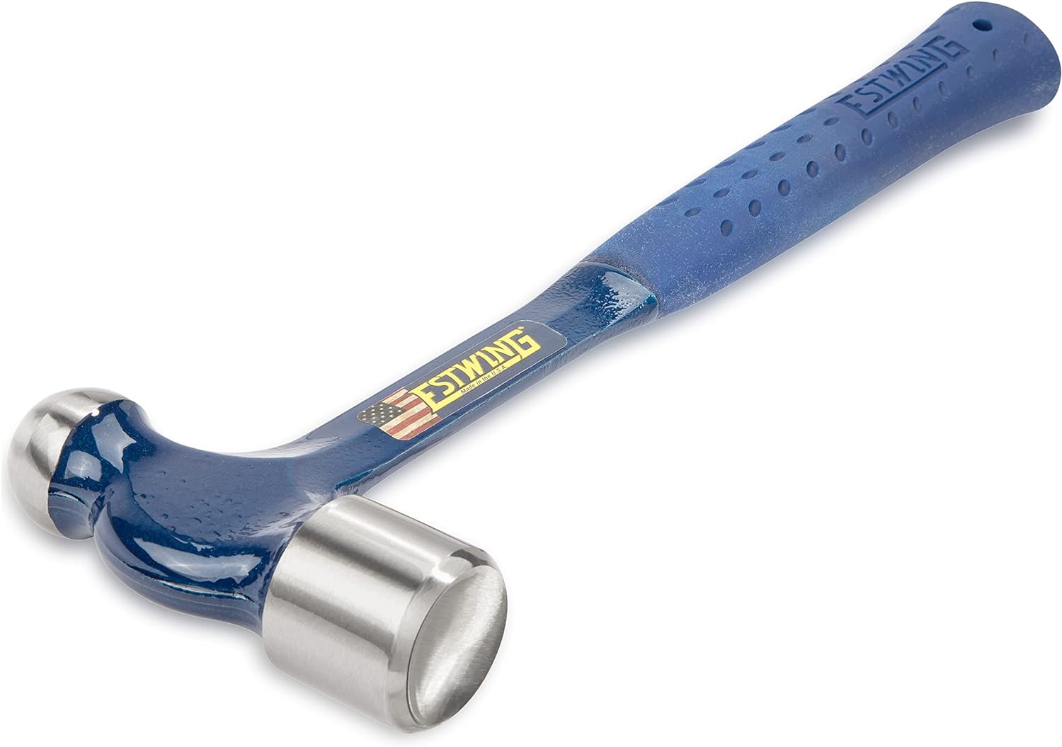ESTWING Estwing E3-32BP Ball-Peen Hammer 32 oz with Forged Steel Shock Reduction Grip