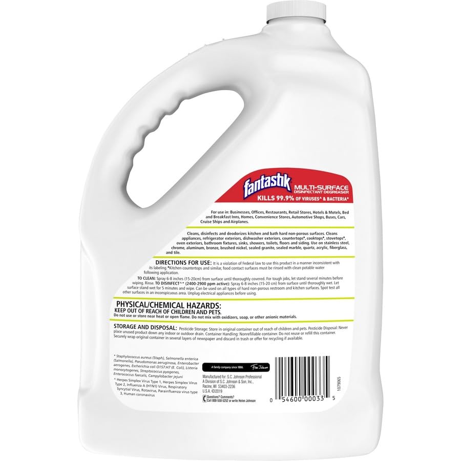 FANTASTIK Fantastik 311930 Lemon Power Antibacterial Cleaner 128 Fl Ounce