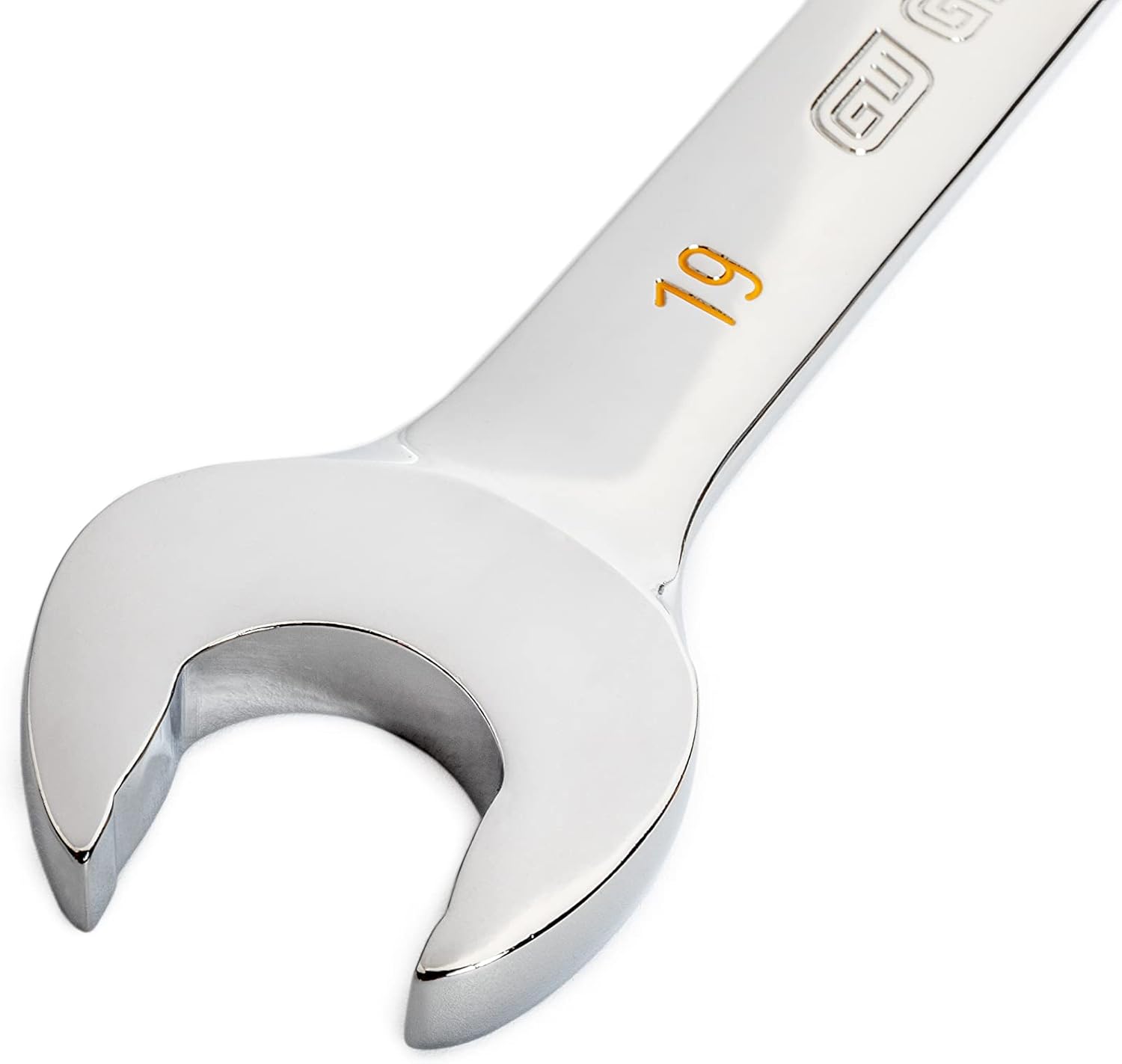 GEARWRENCH Gearwrench 86919 19mm 4 Degree Swing Arch 12 Point Ratcheting Combination Wrench