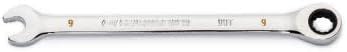 GEARWRENCH Gearwrench 86909 9mm 4 Degree Swing Arch 12 Point Ratcheting Combination Wrench