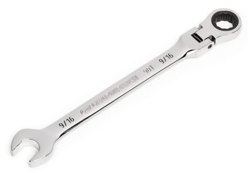 GEARWRENCH Gearwrench 86746 9/16 Inch 12 Point Flex Head Ratcheting Combination Wrench