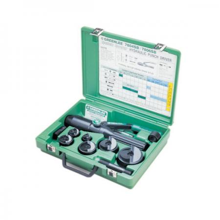 GREENLEE Greenlee 7806-SB Quick Draw 8-Ton Hydraulic Knockout Kit with Slug-Buster 1/2 to 2