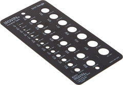 IRWIN IRWIN 12092 Drill Bit Gauge 1/16-to-1/2-Inch 29-Hole