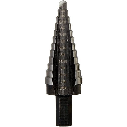 IRWIN Irwin 10234 Unibit 3/16-7/8 High Speed Self-Starting Steel Fractional