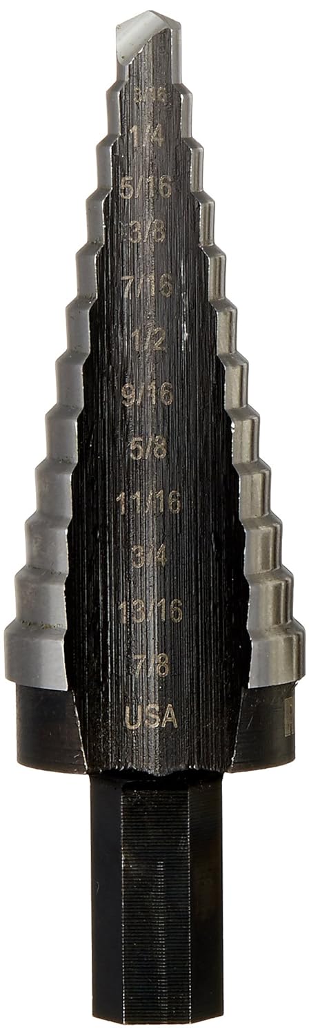 IRWIN Irwin 10234 Unibit 3/16-7/8 High Speed Self-Starting Steel Fractional