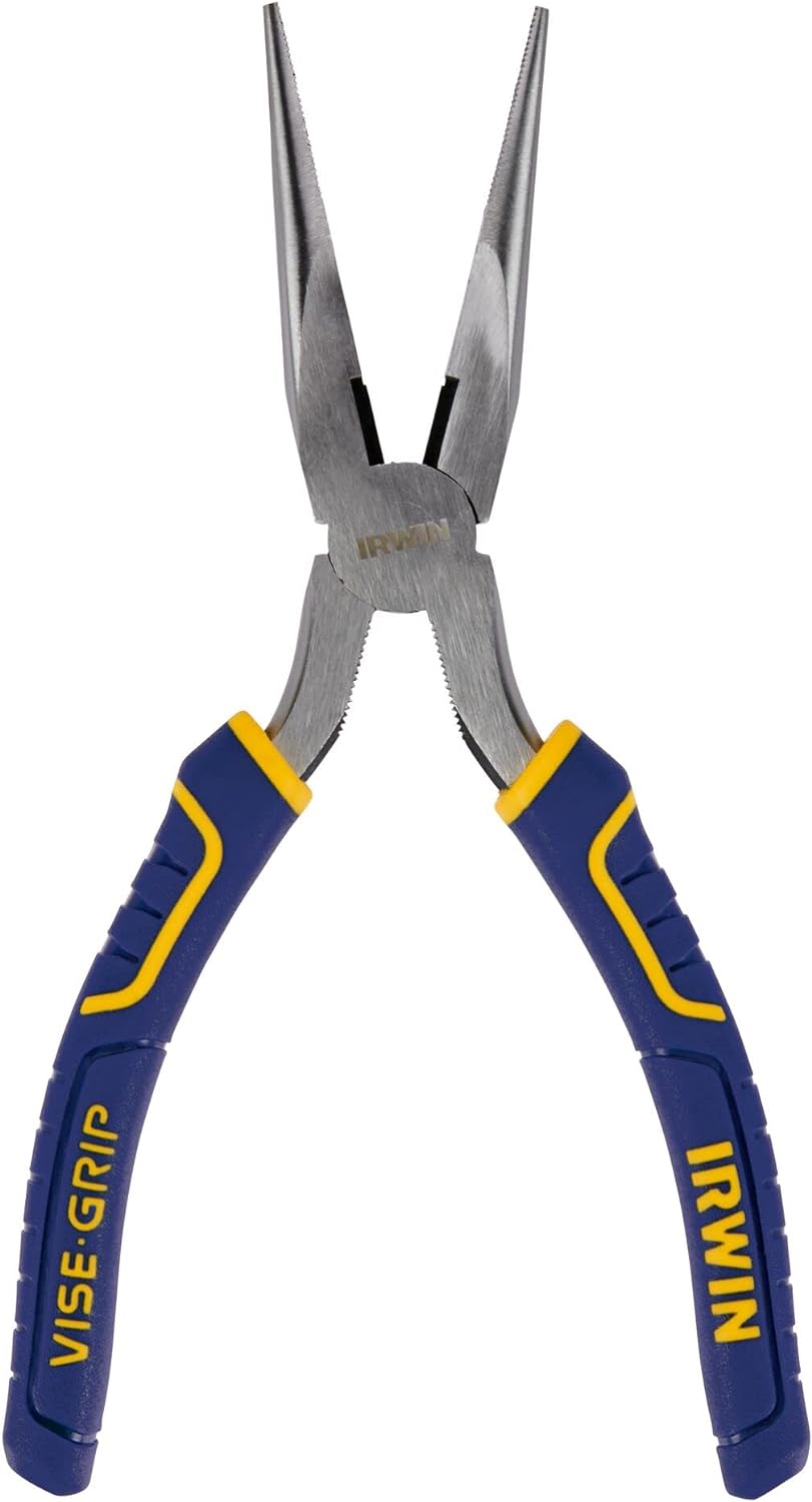 IRWIN Irwin 2078218 Vise-Grip Long Nose Pliers with Wire Cutter 8-inch