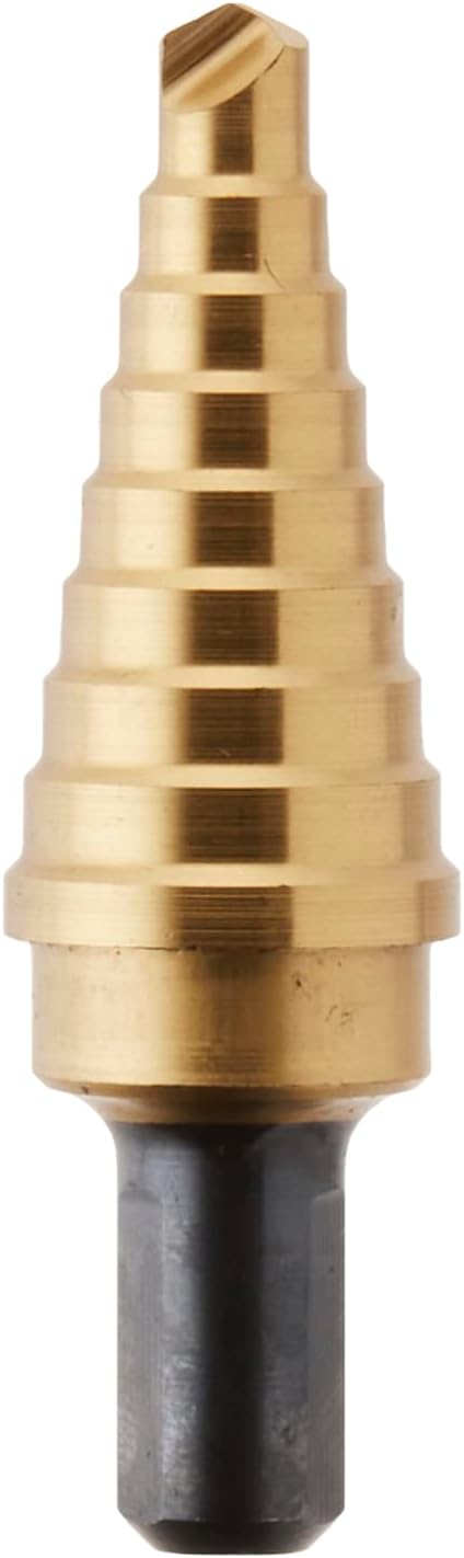 IRWIN Irwin 15103ZR Unibit Step Drill Bit Titanium Nitride 1/4 to 3/4 by 3/8