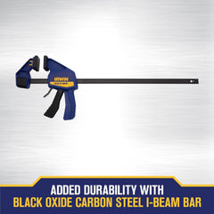 IRWIN Irwin 1964719 Quick-Grip Medium-Duty One-Handed Bar Clamp 18 Inch