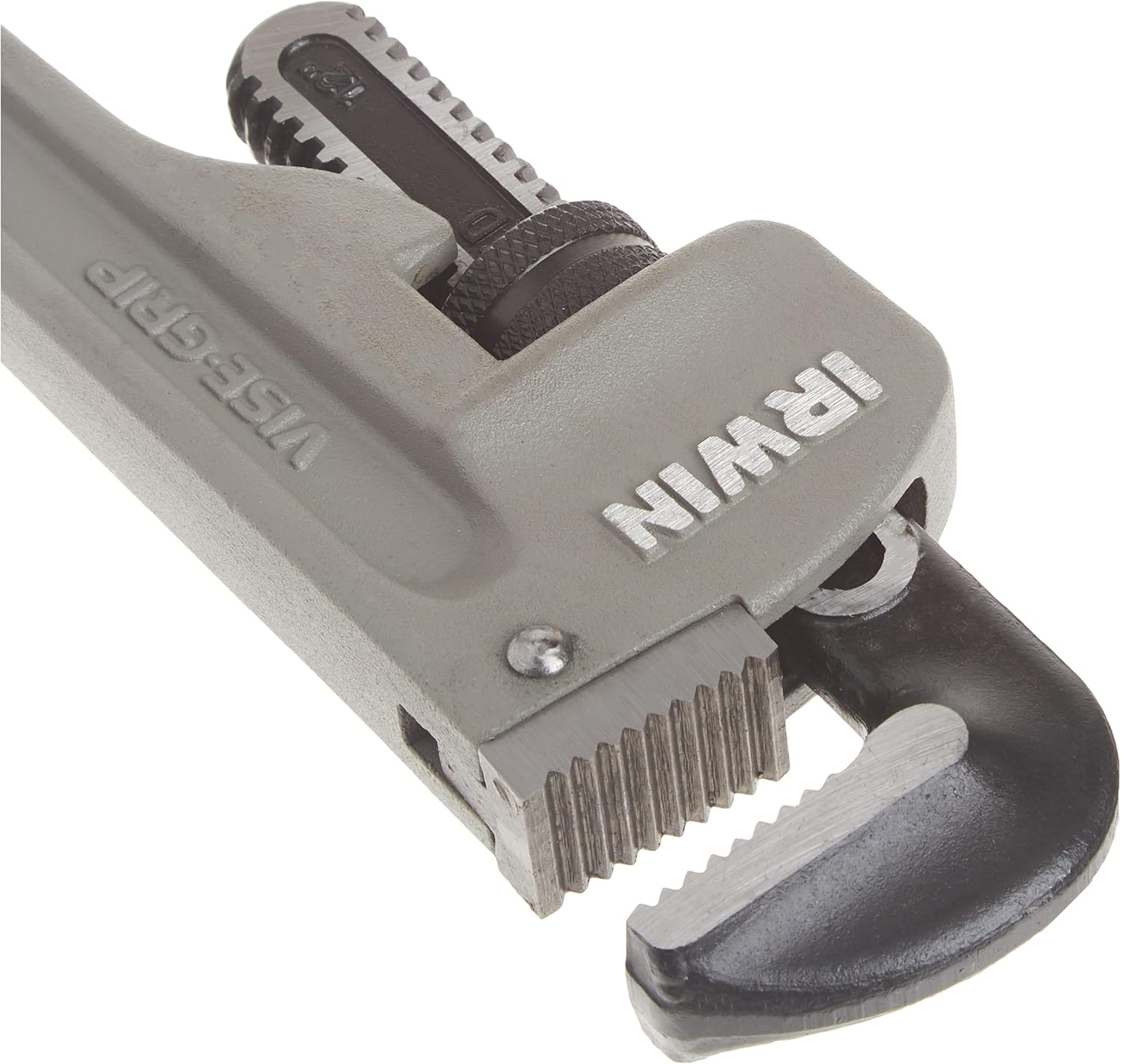 IRWIN Irwin 2074112 Cast Aluminum Pipe Wrench 12 Inch 2 Inch Jaw Capacity