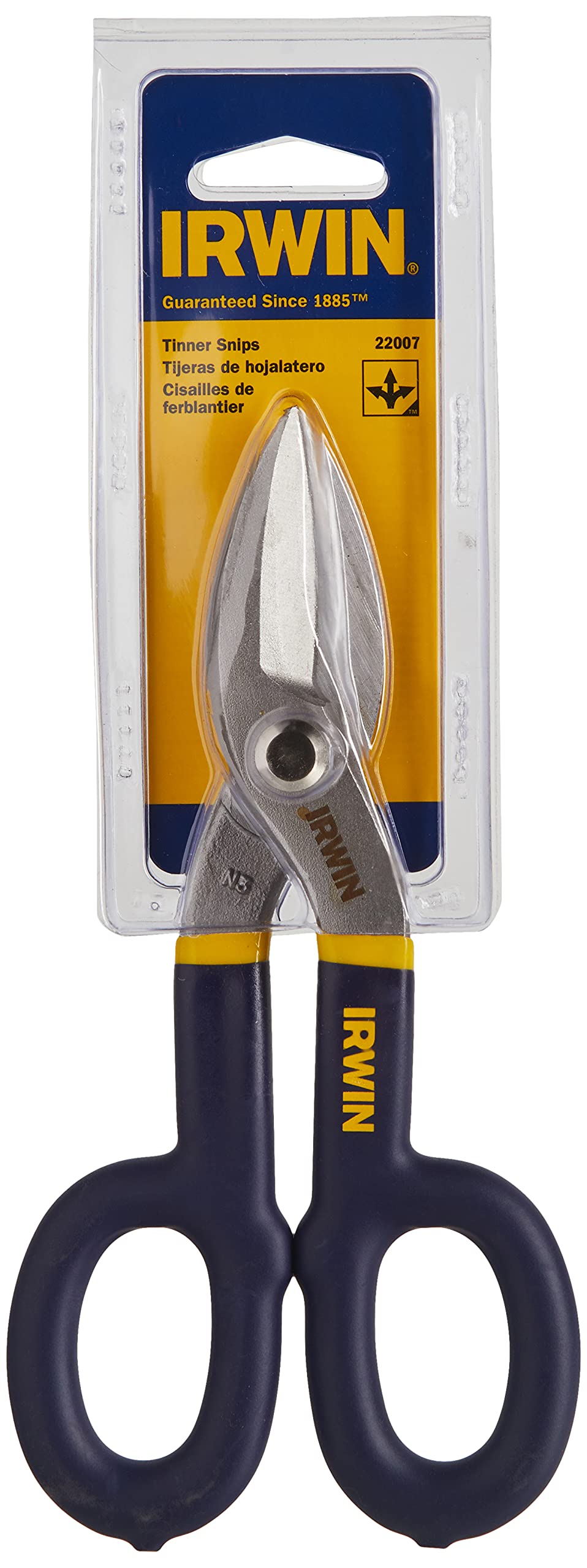 IRWIN Irwin 22007 Tin Snip Flat Blade 7-Inch