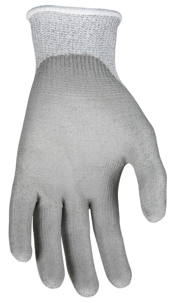 MCR SAFETY MCR Safety 92743PUXL Cut Pro Gloves, X-Large, Polyurethane Coated, Gray