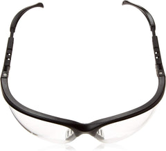 MCR SAFETY MCR Safety K3H25 Klondike Plus Magnifier Polycarbonate Bi-Focal Lens Glasses Black Frame 2.5 Diopter Clear Lens 1-Pair