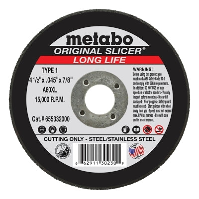 METABO 655332000 GRINDING & CUT OFF WHEELS