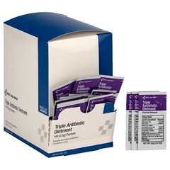 FIRST AID First Aid Only M462-144 Triple Antibiotic Ointment 0.9 g Packets 144 per Box