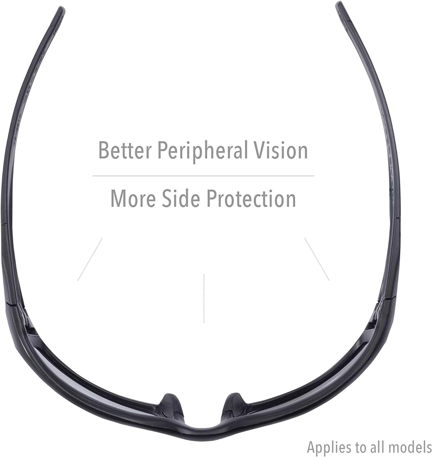 HONEYWELL Honeywell Uvex S2949 Hypershock Safety Glasses Black Frame Espresso Polarized Lens