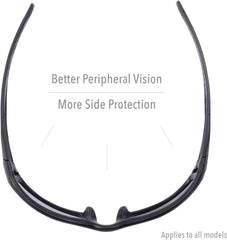 HONEYWELL Honeywell Uvex S2949 Hypershock Safety Glasses Black Frame Espresso Polarized Lens